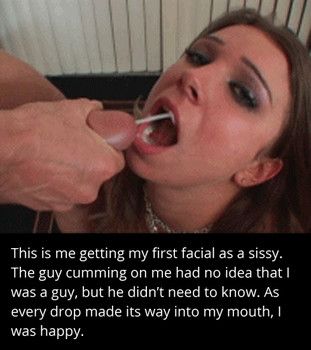 Sissy's first facial