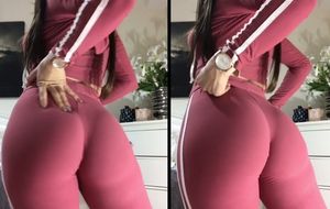 Neiva Mara in tight leggings