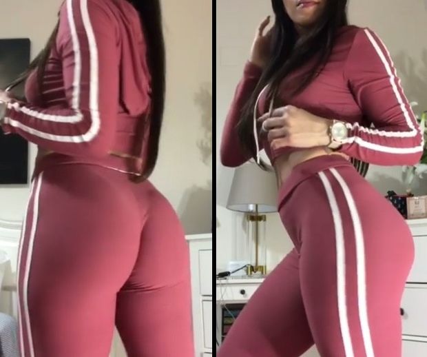 Neiva Mara in tight leggings