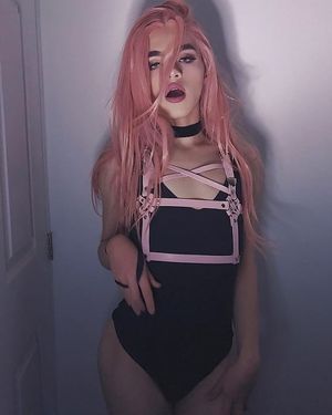 pink haired