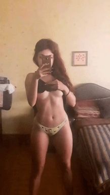 Beatiful brunette with amazing body