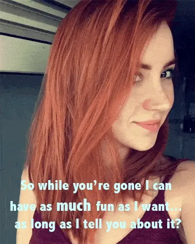 As long as I tell you about it?