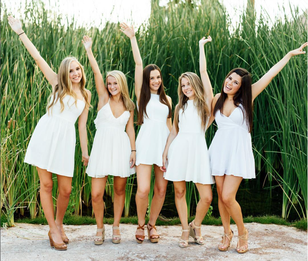 white dresses