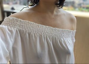 voyeur mom's dark nipple