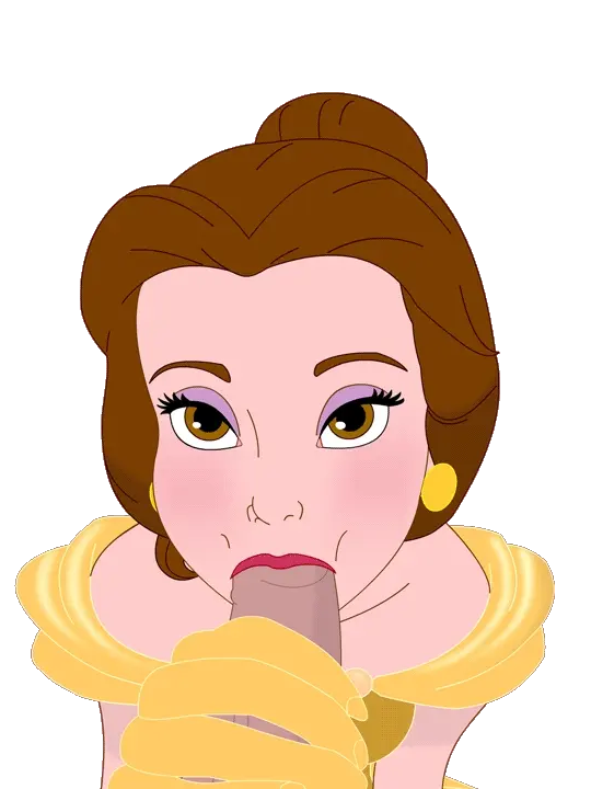 Beauty and the Beast Belle Being French sans background