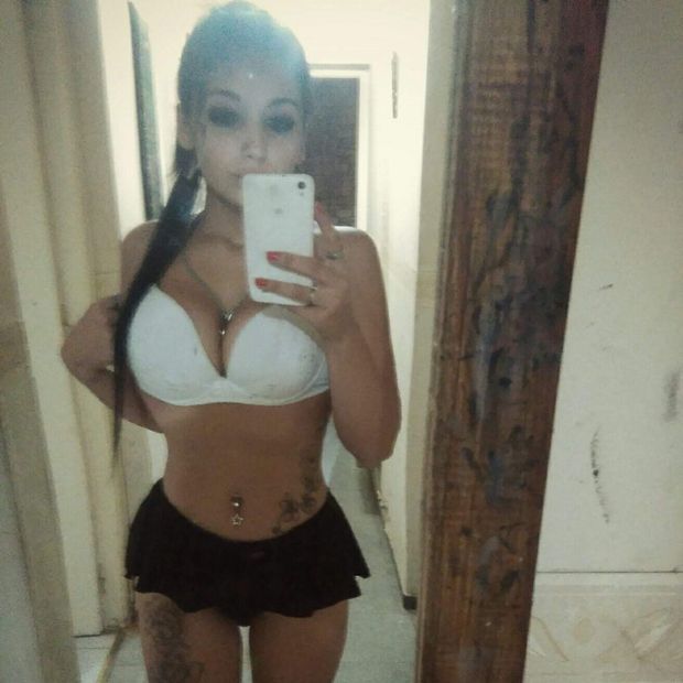 Latina take a selfie before anal sex group