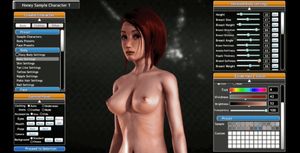 Dat amazing tits look how you can adjust the size of her perfect breasts and nipples