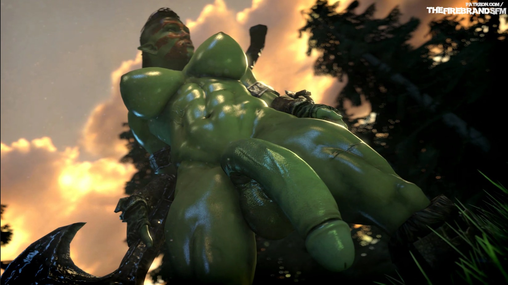 Futa Orc looking for prey.