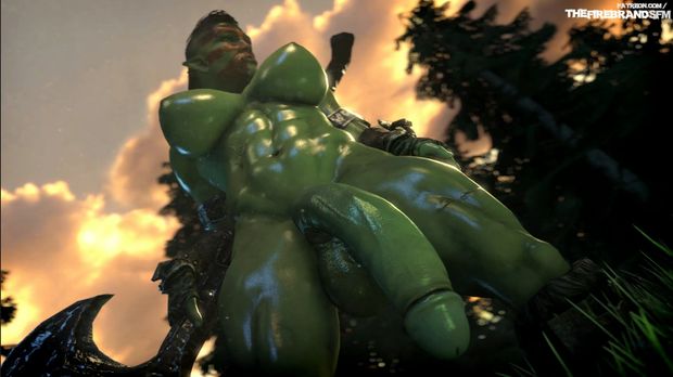 Futa Orc looking for prey.