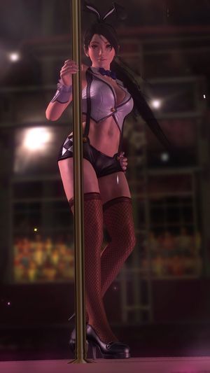 Momiji Casino Bunny White 022 by DOA5lrScreenShots