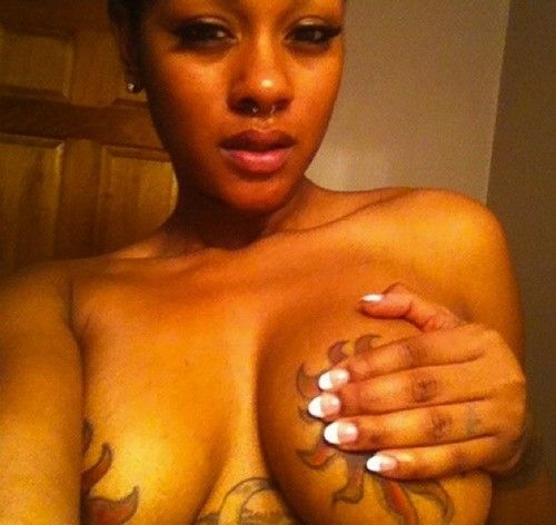 hot ebony with tattoos