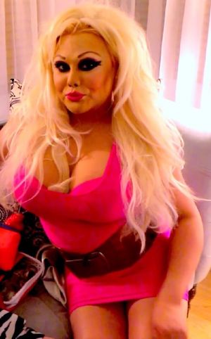 Kymora Saunders is bimbo for your love All Over 30 - fota imbo big tits pink pinkk sky clothes