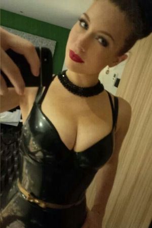 Kay Morgan is a ray of moon shine in her sexy black latex & her boobs reigns supreme - alt model - fota lett besttt milff