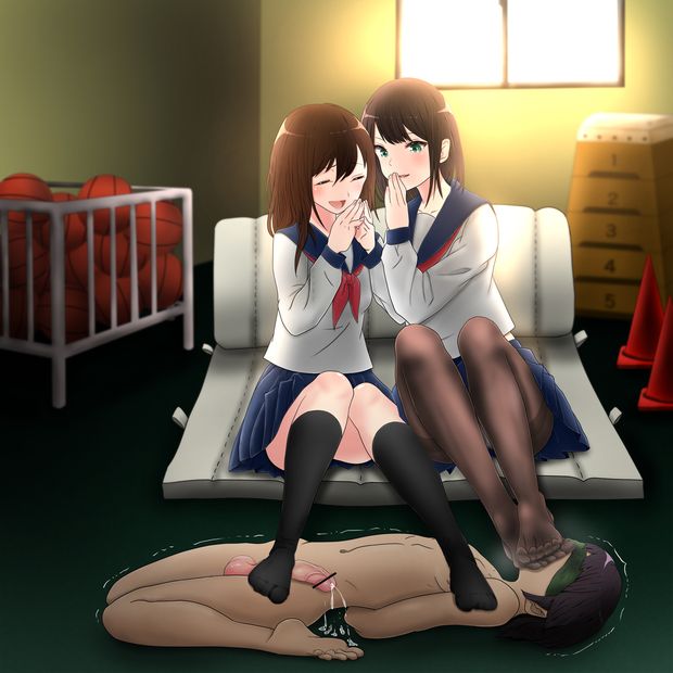 female domination footjob