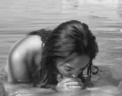 Blowjob in the water