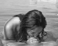 Blowjob in the water