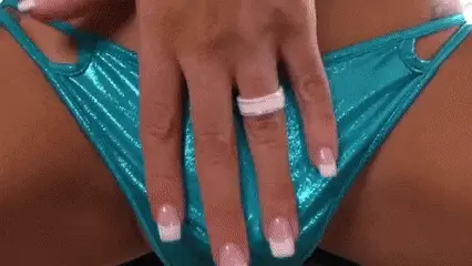 Hot sexy well built shemale playing with her nice cock outside and inside her green underwear gif (Damn I want her)