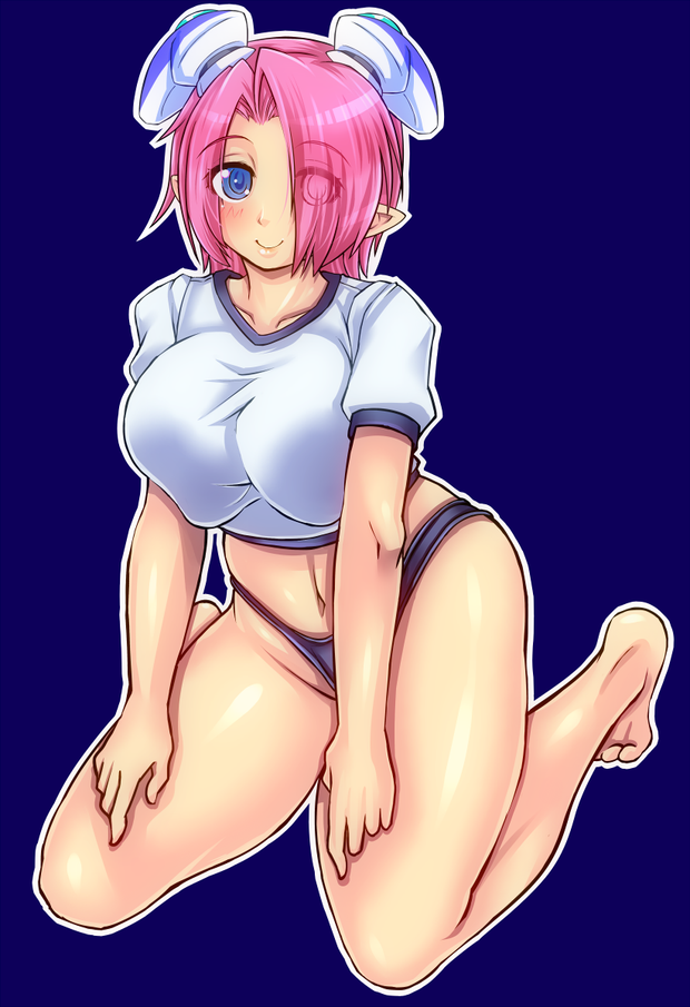 zefirumu (original, phantasy star, and phantasy star zero) drawn by nanashi mushi