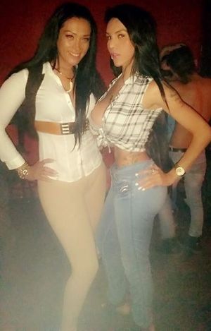 Jessica Garcia with whory friend when they are in buttons - fota zxzx toedoff bimbo