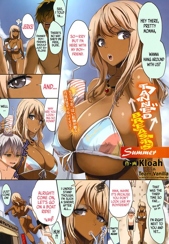Big Tits Hentai Babe in Bikini Outdoors