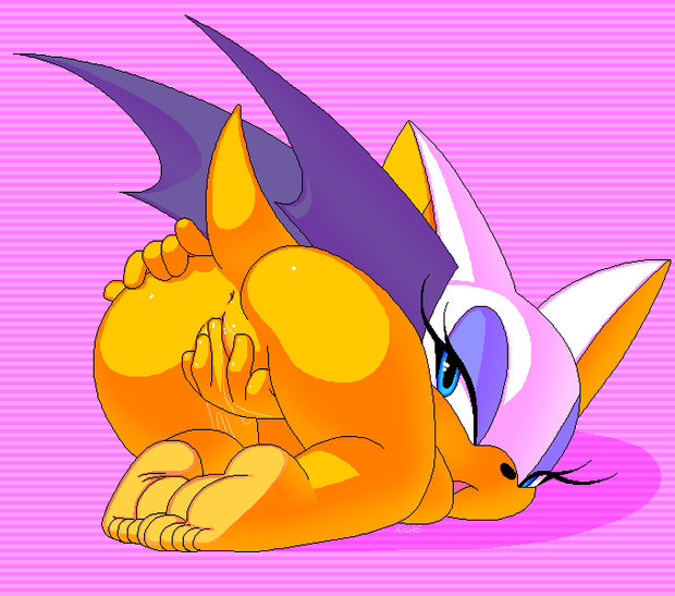e621 anthro bat blue_eyes butt female mammal masturbation membranous_wings nude pussy pussy_juice rouge_the_bat solo sonic_(series) vaginal vaginal_masturbation wings xylas
