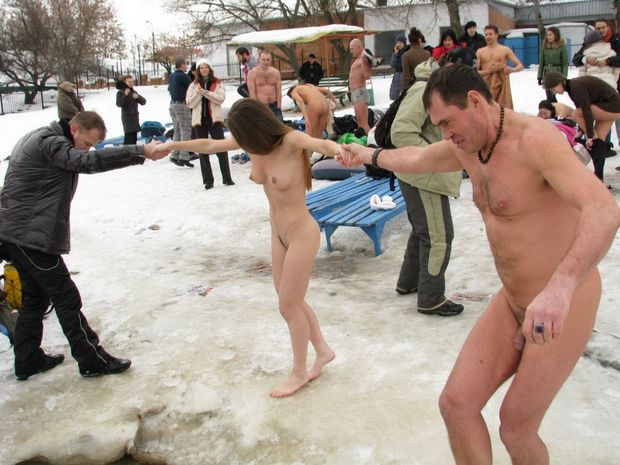 Nude for polar bear club.