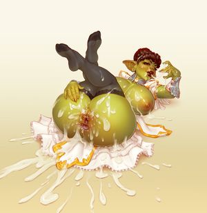 The happy Goblin bride.