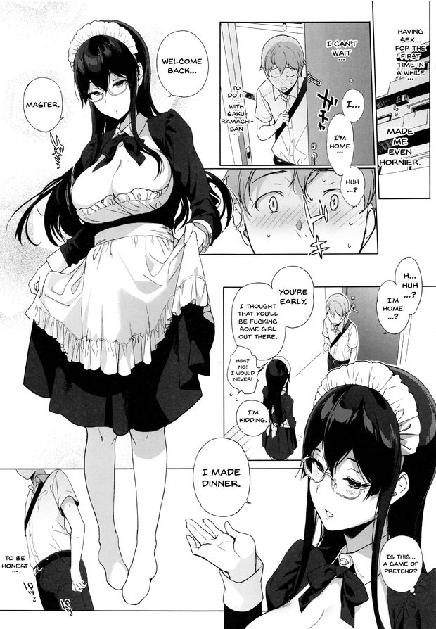 Hentai Manga With Busty Maid With Glasses