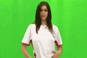She loves her shirt