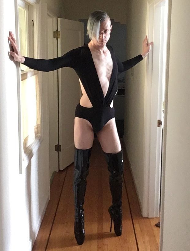 On my toes: high-heel fetish ballet boots