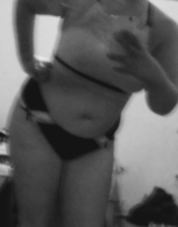 Lacy bra and panties.~ Little ~