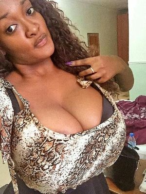 Huge Ebony Cleavage
