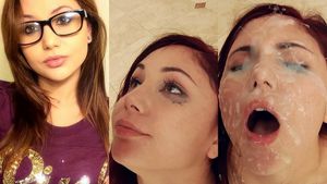 cute coed likes being used as a cum bucket