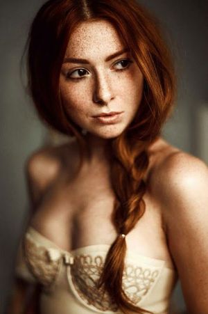Incredibly beautiful redhead teen