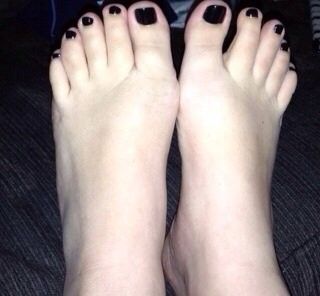 Fresh black foot fetish