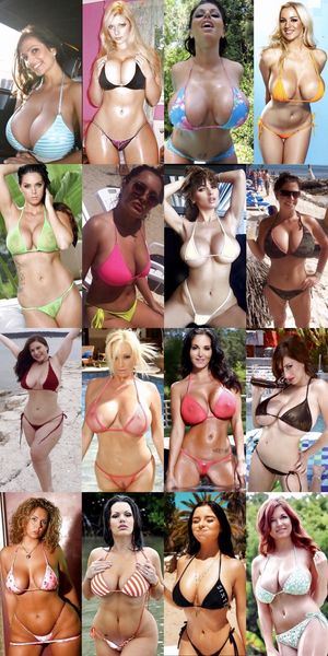 Big tit bikini bimbos 3