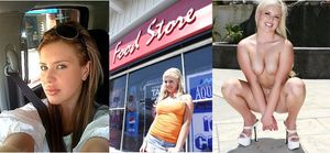 Loving going around showing off her hot body