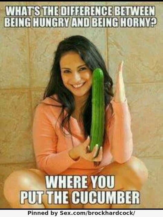 The difference between HUNGRY and HORNY!