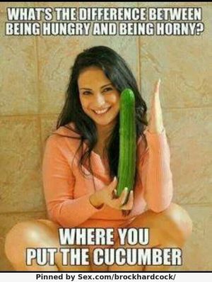 The difference between HUNGRY and HORNY!