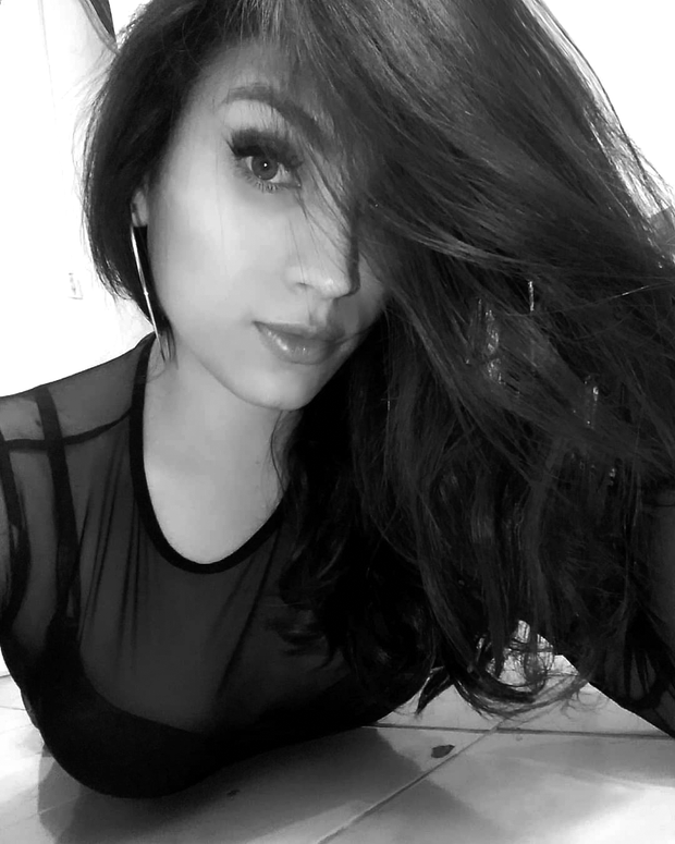 black and white