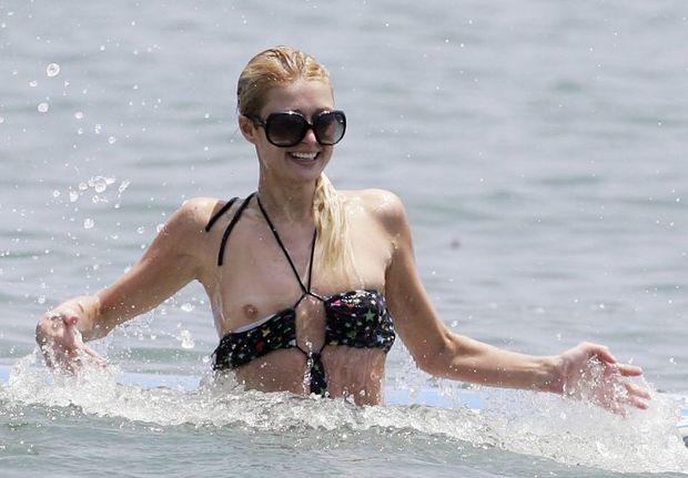 Paris Hilton small tits