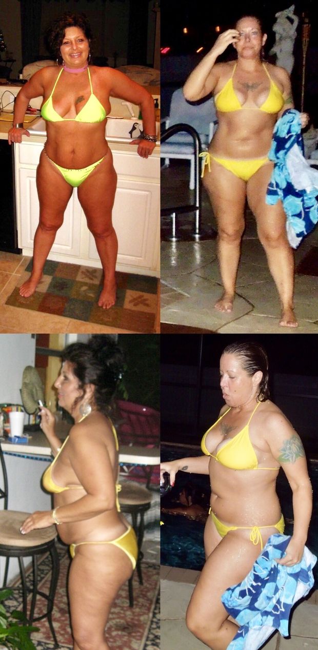 Compare yellow bikinis