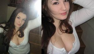 Riley Hill is the O ggg with her cleavage out and buttonup polo - fota zxzx