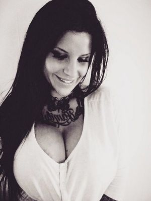 Mya Storm in buttonsa shirt - fota zxzx