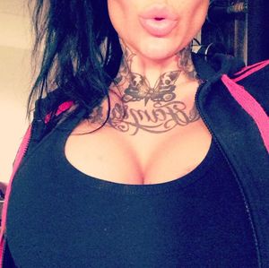 Mya Storm makes a sexy facial expression with her big box huge tits - fota hff lipz