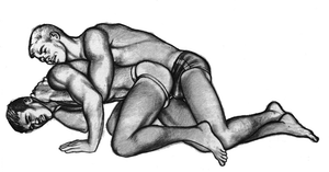 Erotic wrestling match