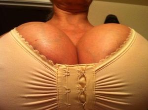 Muffin McCormick has huge boobs wrapped up