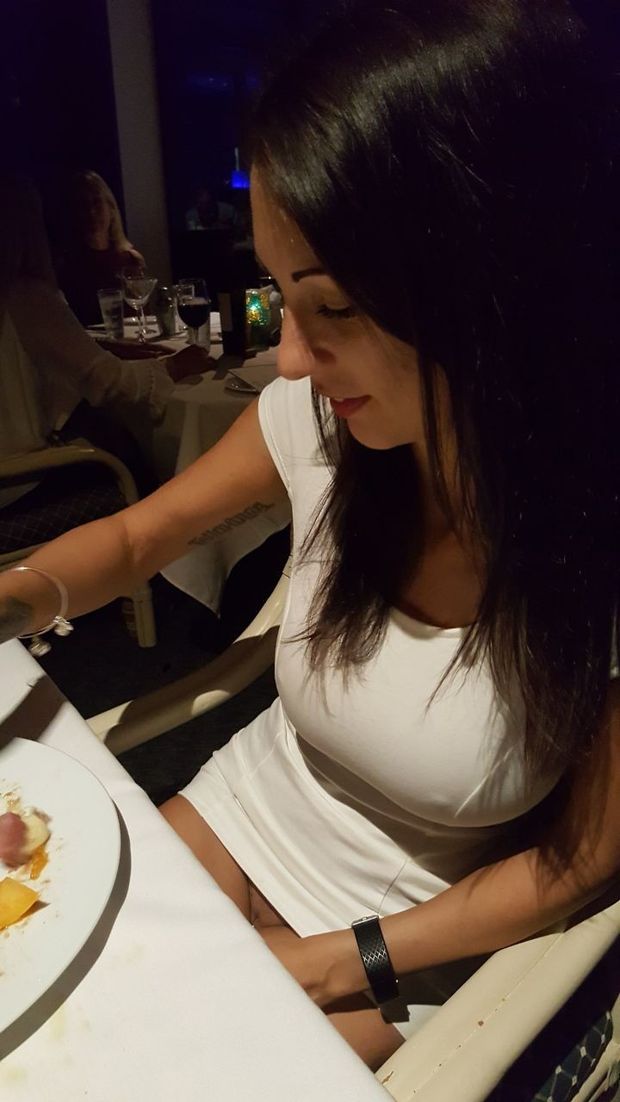 She was so excited for the dinner, and so was I