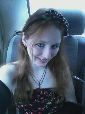 Cute selfie in the car