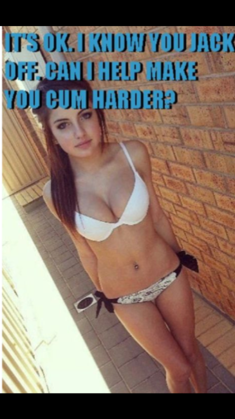 Friendly neighbor offers help when she catches you jerking off
